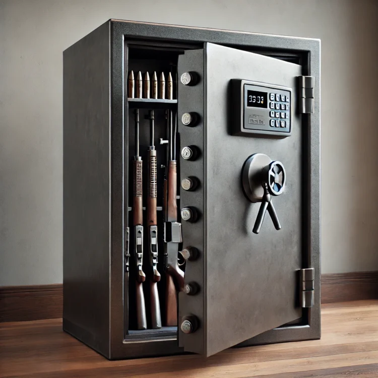 Parent and child learning firearm safety basics together in San Diego