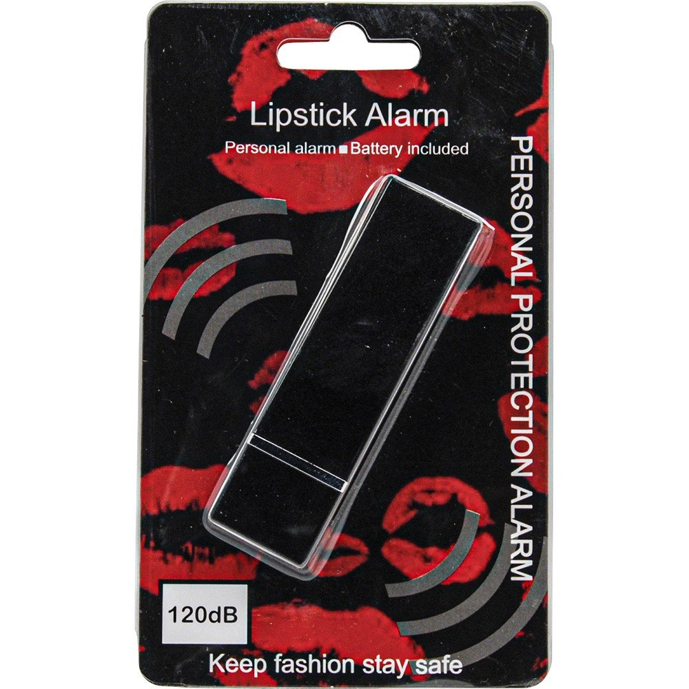 Lipstick Personal Alarm, black