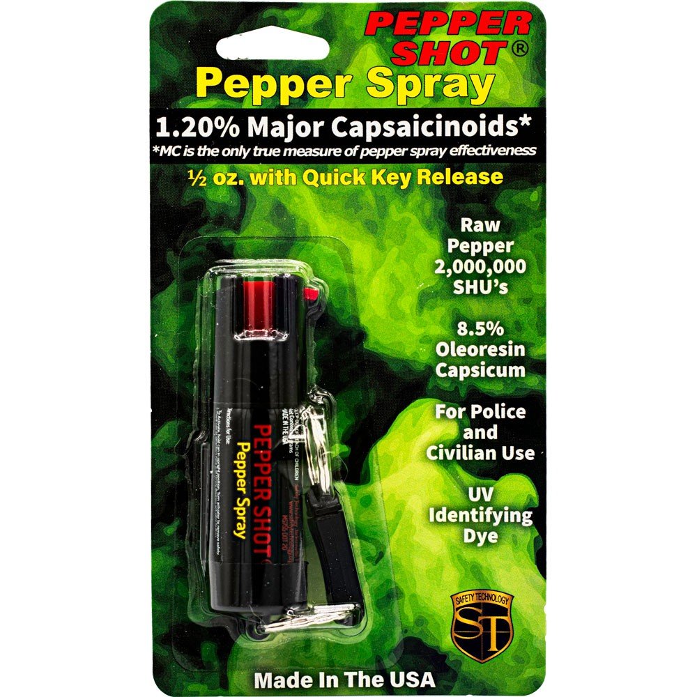 Pepper Shot 1/2 oz Keychain Pepper Spray