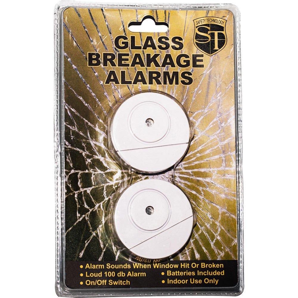 Glass Break Alarm 100dB (2 Pack)