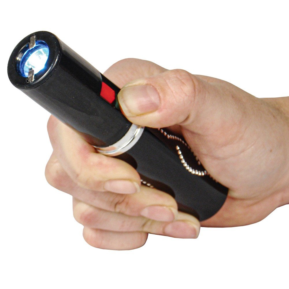 Lipstick 25 Million Volt Rechargeable Stun Gun, black