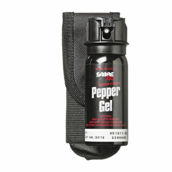 SABRE Pepper Gel with Flip Top & Holster