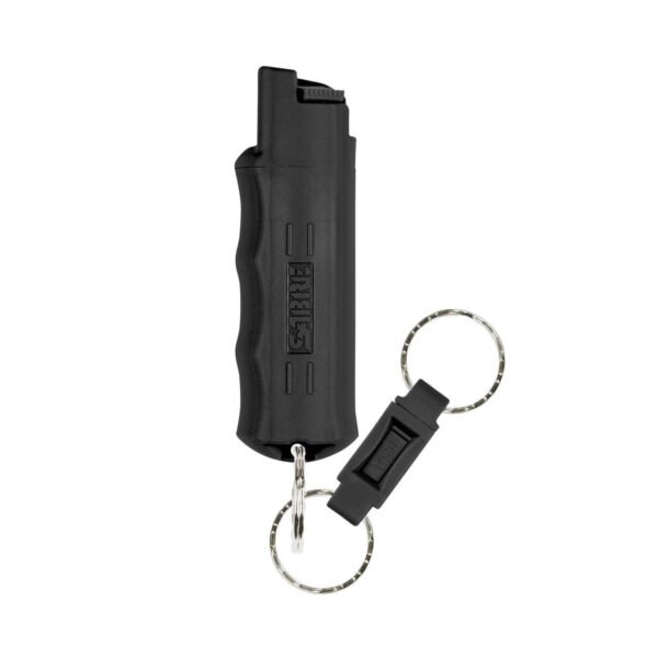 SABRE Hardcase Pepper Spray with Key Ring, Black