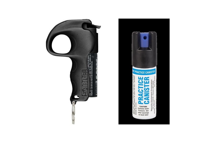 Kits and bundles: SABRE Quick Grip pepper spray with inert practice canister