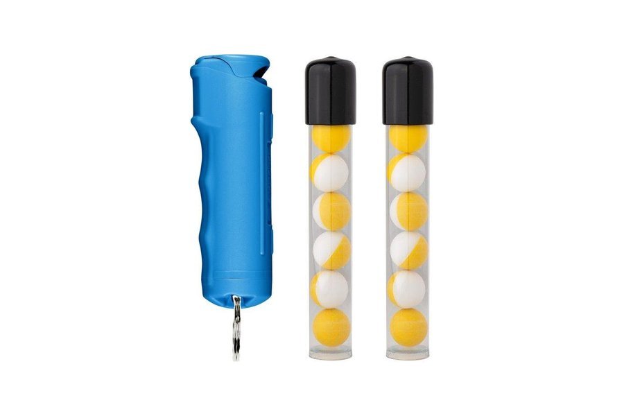Practice and training gear: SABRE inert practice canister and practice projectile tubes