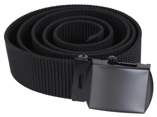 Nylon Web Belt, Black